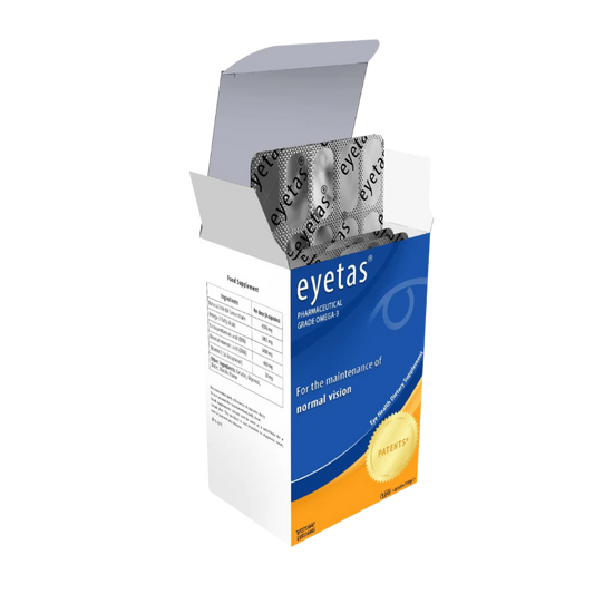 EYETAS Omega3 για προστασία της όρασης – φυσικό συμπλήρωμα με DHA & EPA