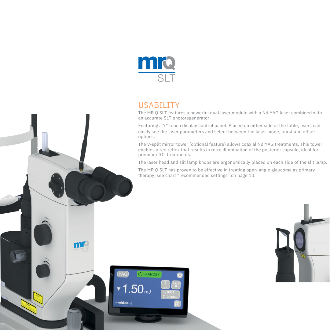 MRQ SLT YAG LASER features